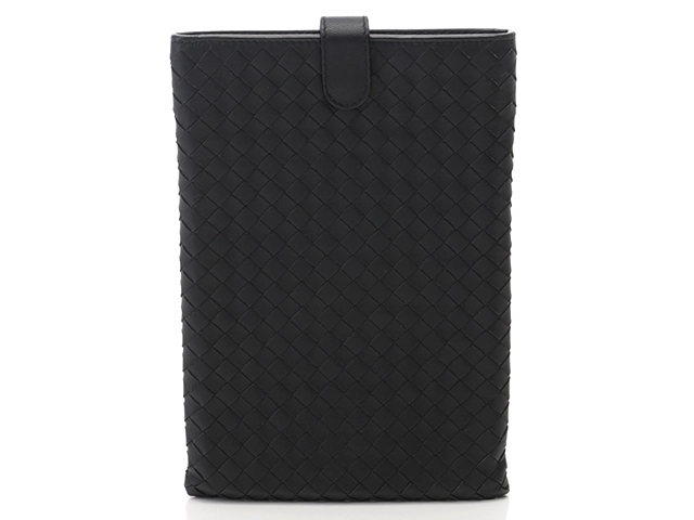 BOTTEGAVENETA ボッテガヴェネタ　イントレチャート　iPadケース　ブラック/レザー　【472】KS