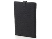 BOTTEGAVENETA ボッテガヴェネタ　イントレチャート　iPadケース　ブラック/レザー　【472】KS