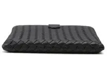 BOTTEGAVENETA ボッテガヴェネタ　イントレチャート　iPadケース　ブラック/レザー　【472】KS