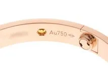 Cartier　カルティエ　ラブブレスレット　ラブブレス　B6036516　オール　PG　ピンクゴールド　マルチカラーストーン　16号　【460】2147100504248