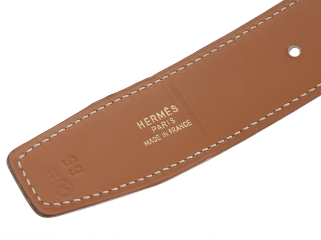 HERMES エルメス コンスタンスベルト ナチュラル/ブラック GP ベルト