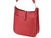 HERMES  エルメス　ショルダーバッグ　エヴリンⅢPM　ルージュガランス・SV金具　ヴォーエプソン　□L刻印・2008年頃製造【472】HA