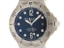 ブルガリ BVLGARI ディアゴノ プロフェッショナル アクア　DP42BSSDSD　SS　ステンレススチール ブラック文字盤　自動巻き　メンズ　腕時計（2147100507904）N【200】