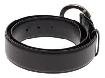 BVLGARI ブルガリ 　小物　ベルト　ブラック　カーフスキン　90cm【472】HA