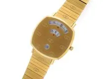 GUCCI グッチ 腕時計 グリップウォッチ YA157403 ゴールド文字盤 ステンレス クォーツ 2022年正規品【472】SJ