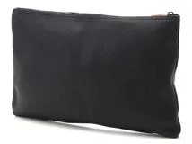 GUCCI　グッチ　ロゴプリント　ポートフォリオクラッチバッグ　ブラック　レザー　500984　【436】2147100508864