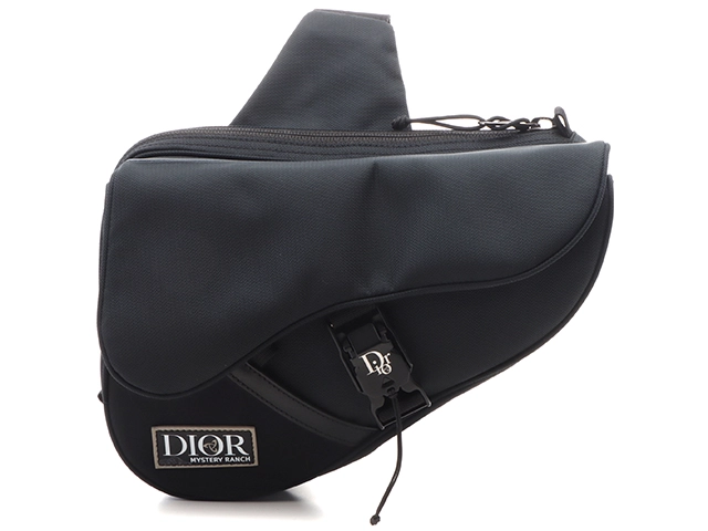 DIOR ディオール サドル バッグ ブラック ナイロン レザー 1ADPO111MRN_H00N 【431】2147100509755  の購入なら「質」の大黒屋（公式）