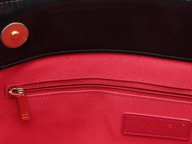 CHANEL シャネル ココマーク マトラッセチェーンショルダートート シャイニーエイジドカーフスキン ブラック ゴールド金具 AS1875【434】