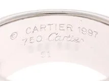 Cartier　カルティエ　ヌーベルバーグR　ホワイトゴールド　約14.6g　日本サイズ11号/51号　2147100511345【432】