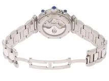 Cartier カルティエ パシャ クロノグラフ W31030H3 シルバー文字盤 ステンレス メンズ オートマチック 【472】HK