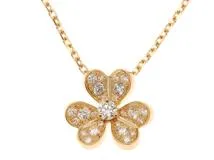 Van Cleef＆Arpels ヴァンクリーフ＆アーペル ネックレス　フリヴォルミニ　イエローゴールド　ダイヤモンド　VCARP24000【430】2147100512472