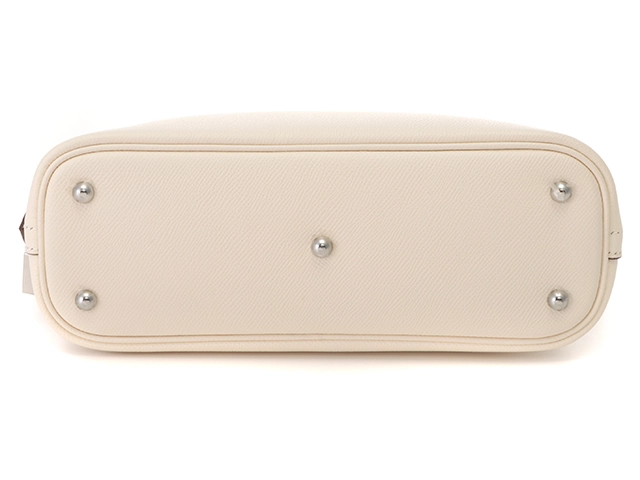 HERMES エルメス ボリード1923 25 トリコロール ハンドバッグ ヴォー・エプソン ナタ/ジョーヌシトロン/テールバテュ シルバー金具【434】