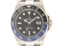 2016年12月並行品 ROLEX ロレックス 腕時計 GMTマスターII 116710BLNR ブラック／ブルーベゼル ブラック文字盤 セラミック／オイスターステンレス ブラック文字盤 自動巻き【472】SJ