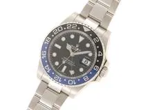 2016年12月並行品 ROLEX ロレックス 腕時計 GMTマスターII 116710BLNR ブラック／ブルーベゼル ブラック文字盤 セラミック／オイスターステンレス ブラック文字盤 自動巻き【472】SJ