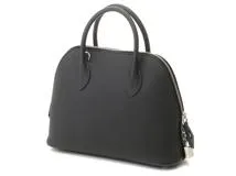 HERMES　エルメス　ハンドバッグ　ボリード1923　25　ブラック　ヴォーエプソン　シルバー金具　B刻印【430】2147100516357