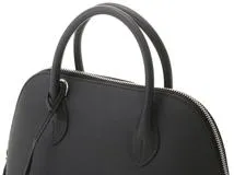 HERMES　エルメス　ハンドバッグ　ボリード1923　25　ブラック　ヴォーエプソン　シルバー金具　B刻印【430】2147100516357