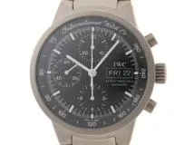 IWC　GSTクロノグラフ　IW370703　チタン　デイデイト　ブラック文字盤　メンズ　腕時計（2147100516920）【200】C