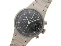 IWC　GSTクロノグラフ　IW370703　チタン　デイデイト　ブラック文字盤　メンズ　腕時計（2147100516920）【200】C