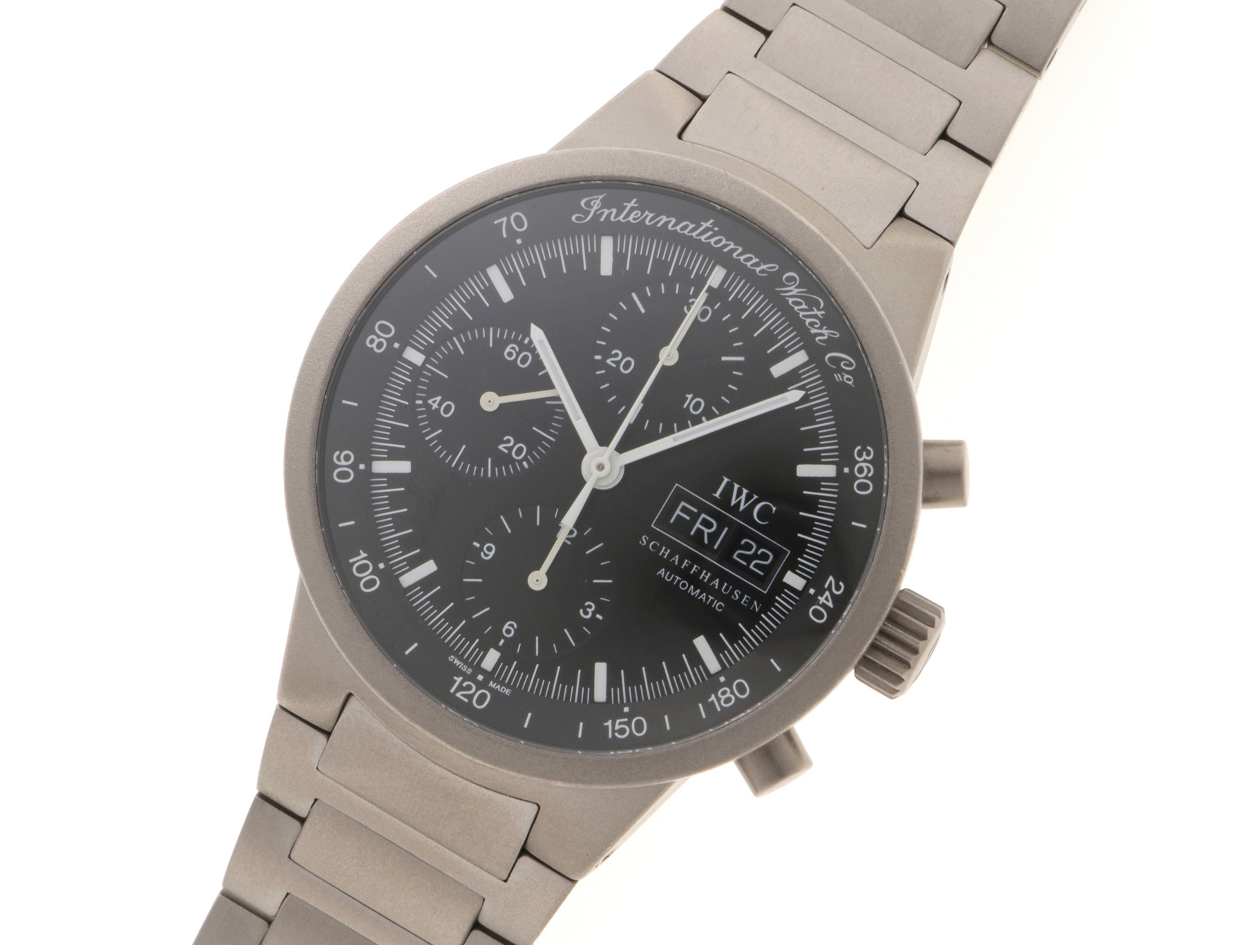 I6919 | [中古]IWC GST クロノグラフ シルバー IW372703 メンズ