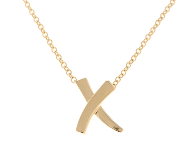 TIFFANY&CO　ティファニー　グラフィティキスネックレス　YG　2.2g【431】