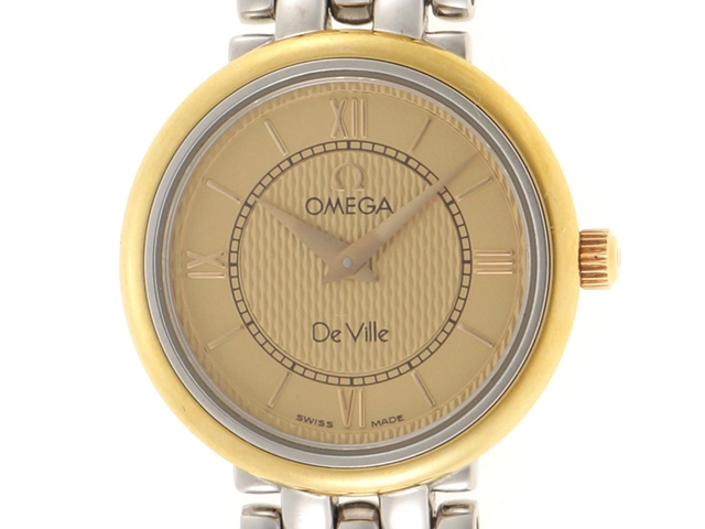 OMEGA オメガ De Ville デビル スクエア ひろい Cal.625 511.444 711.1808 金 ゴールド YGP  イエローゴールド レディース メンズ ユニセックス 手巻き アンティーク ヴィンテージ デヴィル【腕時計】【中古】