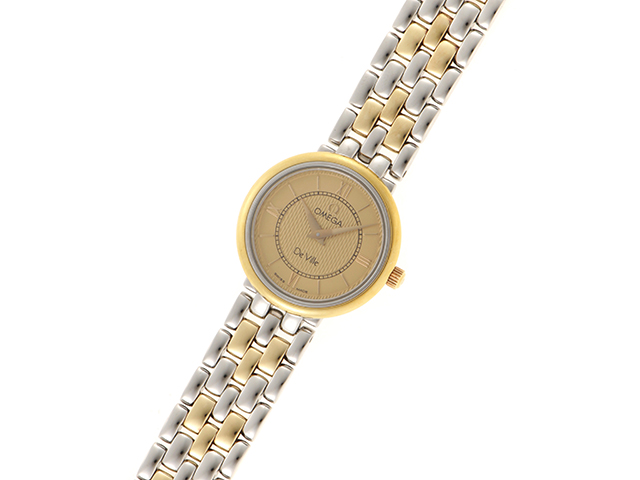 OMEGA オメガ 時計 デビル クラシック 7374.11 クオーツ GP/SS