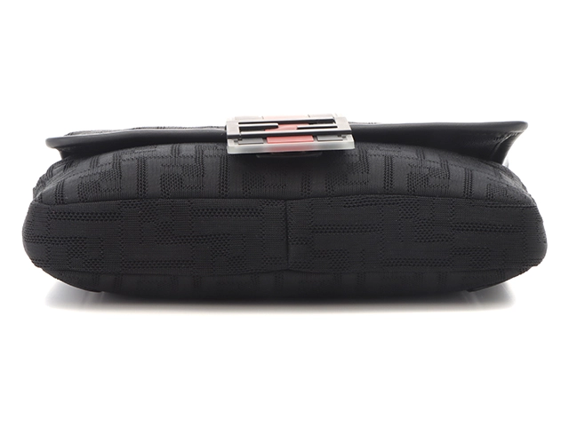 FENDI フェンディ ズッカ　バゲット　ブラック／レッド　テクニカルファブリック／ラバー 7VA472【430】2147100518368