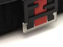 FENDI フェンディ ズッカ　バゲット　ブラック／レッド　テクニカルファブリック／ラバー 7VA472【430】2147100518368