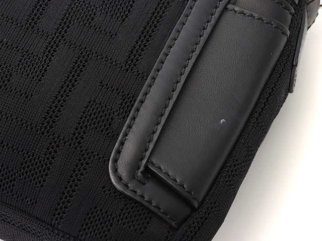 FENDI フェンディ ズッカ　バゲット　ブラック／レッド　テクニカルファブリック／ラバー 7VA472【430】2147100518368