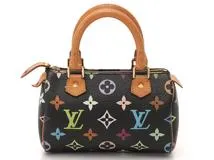 LOUIS VUITTON　ルイヴィトン　ミニスピーディ　マルチカラー　ノワール　ブラック　M92644【472】YI
