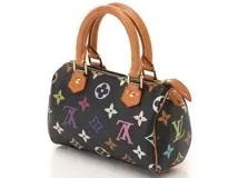 LOUIS VUITTON　ルイヴィトン　ミニスピーディ　マルチカラー　ノワール　ブラック　M92644【472】YI