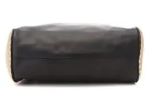 MARNI マルニ スタッズバイカラー トートバッグ ブラック/ベージュ