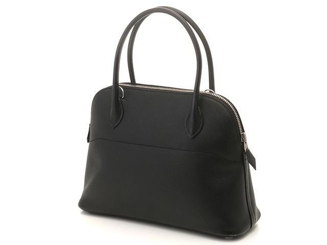 HERMES　エルメス　ボリード27　ブラック　シルバー金具　ヴォーエプソン　Z刻印【472】2147100520002