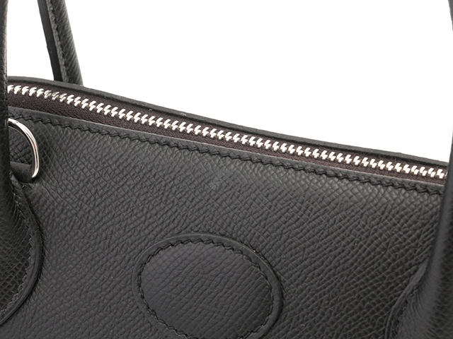 HERMES　エルメス　ボリード27　ブラック　シルバー金具　ヴォーエプソン　Z刻印【472】2147100520002
