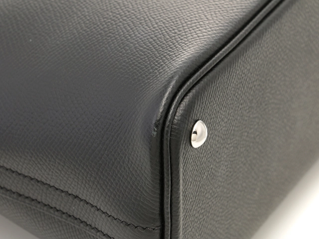 HERMES　エルメス　ボリード27　ブラック　シルバー金具　ヴォーエプソン　Z刻印【472】2147100520002