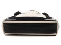 BALENCIAGA　バレンシアガ　ネイビーカバスＸＳ　ホワイト／ブラック　キャンバス／レザー　390346【208】2147100521412
