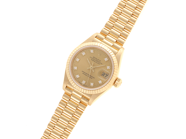 ROLEX ロレックス デイトジャスト N番 腕時計 69178G 10Pダイヤ