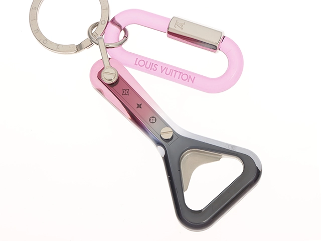 LOUIS VUITTON　ルイヴィトン　キーホルダー　ポルトクレ・ボトルオープナー　プラスチック　スラッシュ　メタル　M68288【472】HG