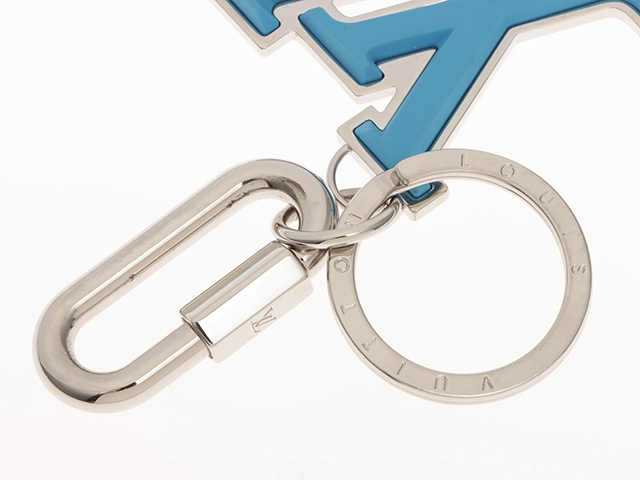 LOUIS VUITTON　ルイヴィトン　キーホルダー　ポルトクレ・ネオ　ＬＶソフト　メタルスラッシュ　ラバー　M69303　【472】HG