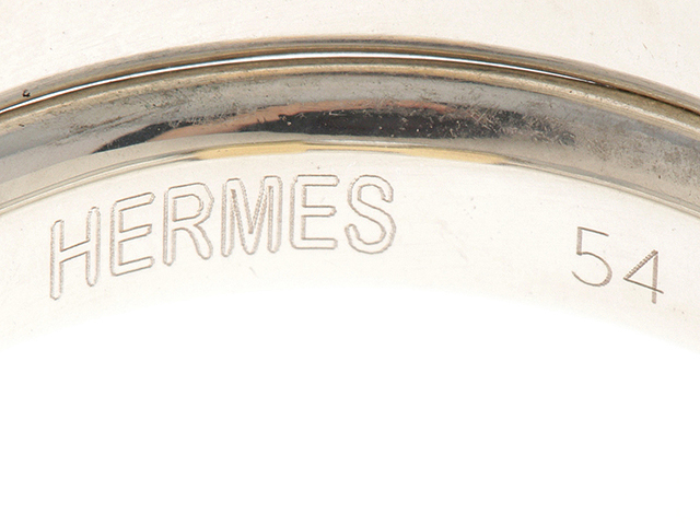 HERMES エルメス オランプリング 指輪 SV YG シルバー イエローゴールド 54号 【460】2147100523935  の購入なら「質」の大黒屋（公式）