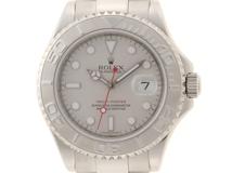 Z番　ROLEX　ロレックス　16622　ヨットマスター　ロレジウム　ステンレススチール　シルバー文字盤　メンズ　自動巻き　腕時計（2147100526981）【200】C
