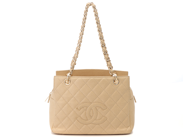 CHANEL シャネル マトラッセ ココマークチェーンショルダーバッグ A18004 ライトベージュ/GP【430】2147100527360  の購入なら「質」の大黒屋（公式）