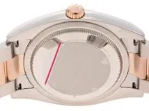 ROLEX　2016年ギャランティー　ロレックス　デイトジャスト　100m　自動巻き　ステンレス・ピンクゴールド　116201　ブラウン文字盤　【432】　2147100532210