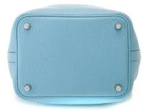 HERMES　エルメス　ピコタンロックPM　ブルーノール　シルバー金具　Y刻印　【432】2147100535488