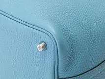 HERMES　エルメス　ピコタンロックPM　ブルーノール　シルバー金具　Y刻印　【432】2147100535488