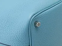 HERMES　エルメス　ピコタンロックPM　ブルーノール　シルバー金具　Y刻印　【432】2147100535488