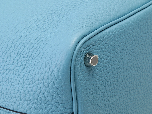 HERMES　エルメス　ピコタンロックPM　ブルーノール　シルバー金具　Y刻印　【432】2147100535488