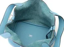 HERMES　エルメス　ピコタンロックPM　ブルーノール　シルバー金具　Y刻印　【432】2147100535488