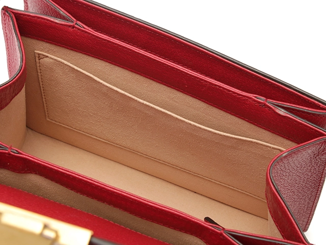 GUCCI グッチ ハンドバッグ クイーンマーガレット 2wayバッグ ベージュ/レッド PVC/レザ 476541 2147100537079【437】