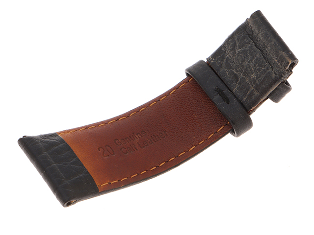 TIFFANY＆Co ティファニー アトラス クロノグラフ SS ステンレススチール レザーベルト グレー クォーツ 【460】2147100538359